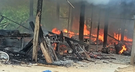 Quảng Nam: Cháy nhà, 2 chị em tử vong thương tâm