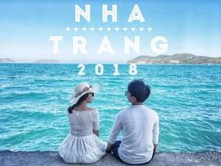 Image may contain: one or more people, ocean, outdoor and water, text that says 'NHA N A TRANG 2018 MADESWITH ONT CANDY'