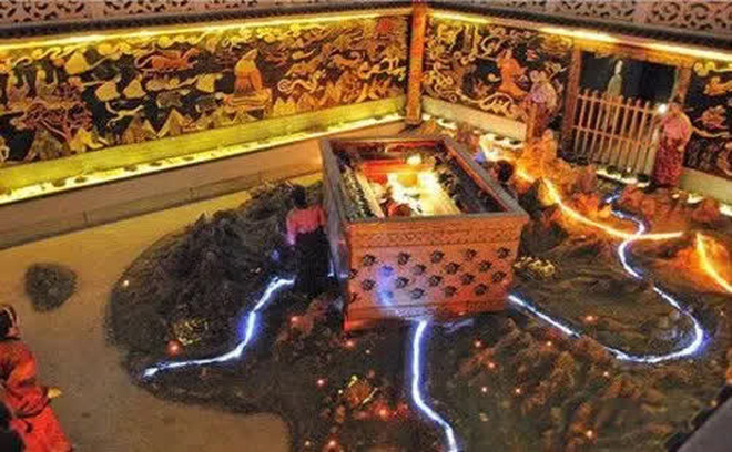 Hình ảnh lăng mộ Tần Thủy Hoàng.