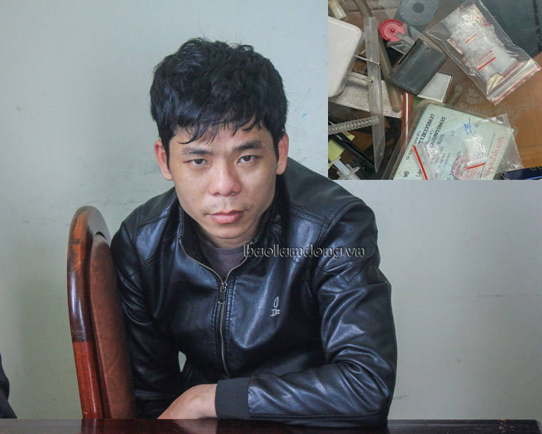 Đà Lạt: Bắt quả tang nam thanh niên tàng trữ ma túy đá trong nhà nghỉ