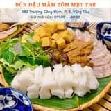 May be an image of food and text that says "BÚN ĐẬU MẮM TÔM MẸT TRE 382 Trương Công Định. P. 8, Vũng Tàu Giờ mở cửa: 09h00 21h00 Tàu"
