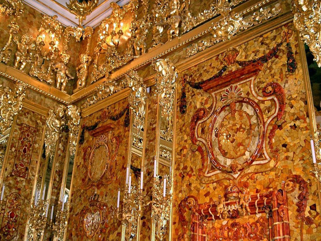 Quý giá nhất trong phòng là số hổ phách quý hiếm có giá trị lên đến hàng trăm triệu USD.